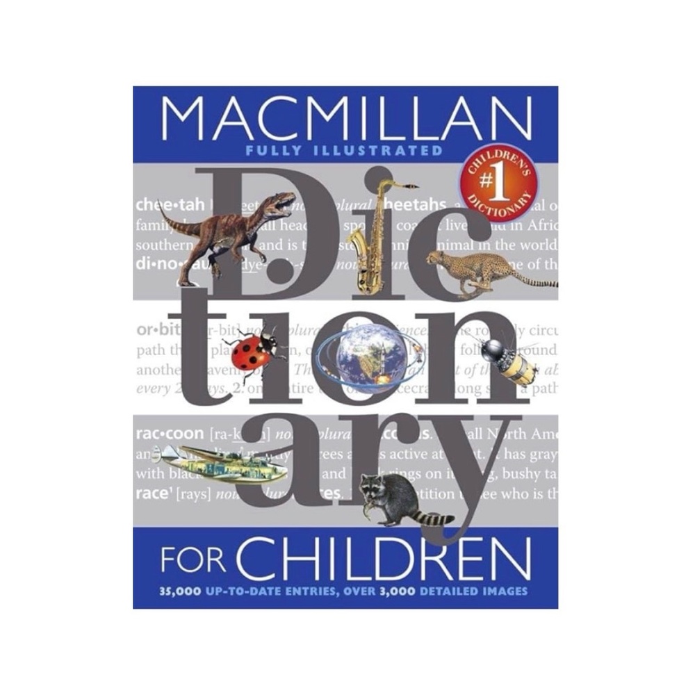 Macmillan Fully Illustrated For Children Big Dictionary Hardcover Book Kids